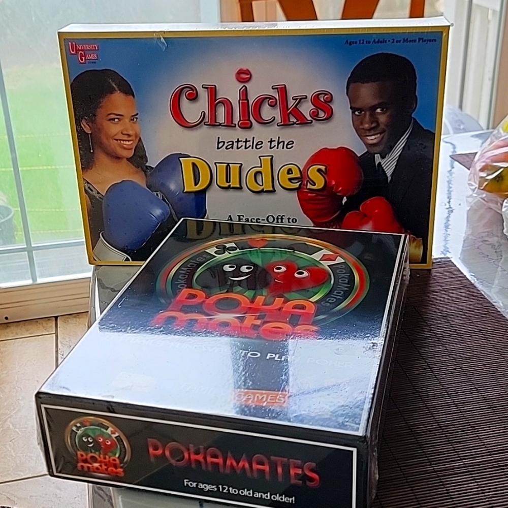 Brand new sealed in-pack board games. 👌
